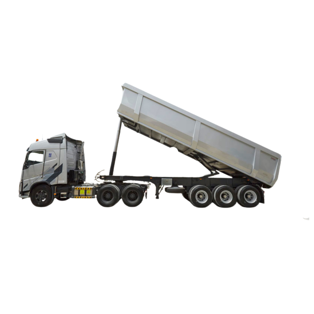 Heavy Duty 3-Axle Hydraulic Tipper Trailer